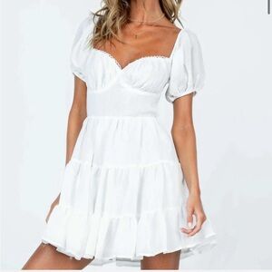 White Princess Polly Dress